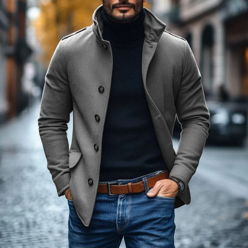 Anthony - Mens Modern Peacoat