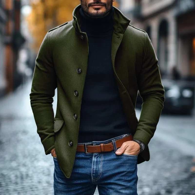 Anthony - Mens Modern Peacoat