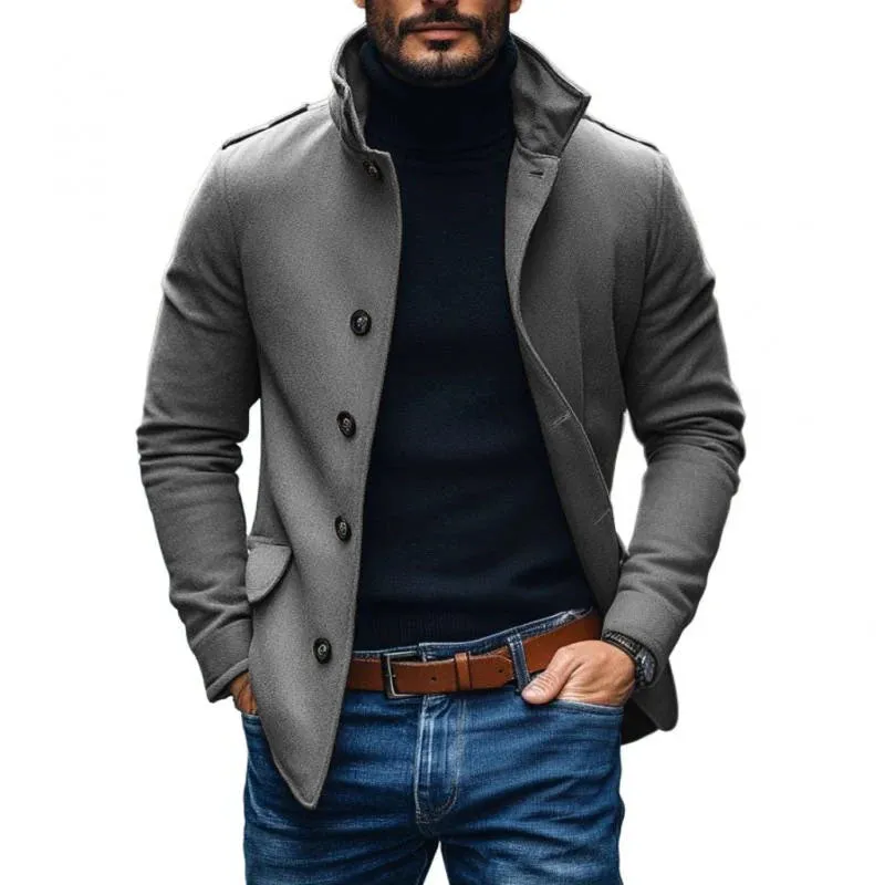 Anthony - Mens Modern Peacoat