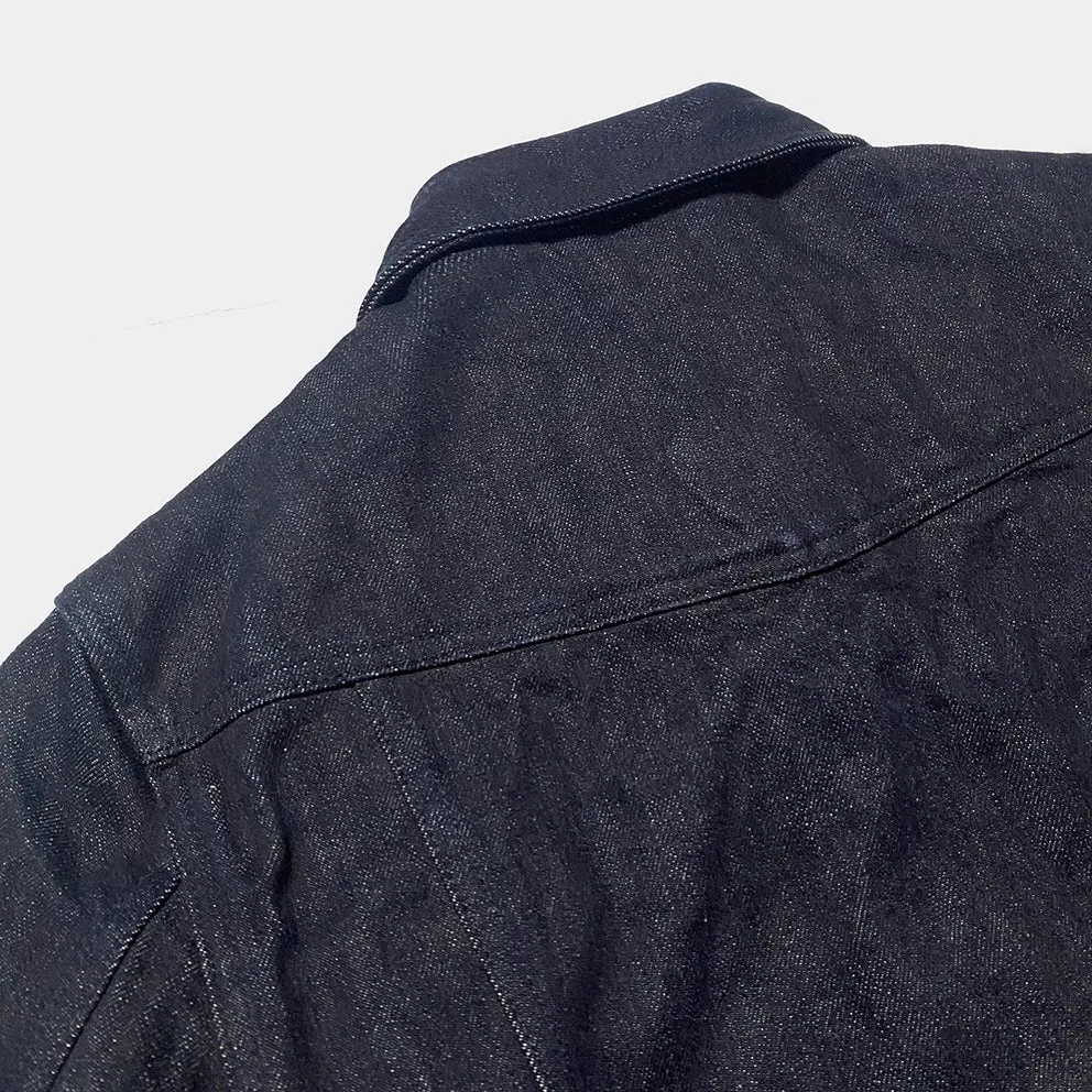 BZEN M.3139RR GARCIA2-18I REGULAR FIT 18OZ SELVEDGE DENIM JACKET-18OZ-HRH INDIGO
