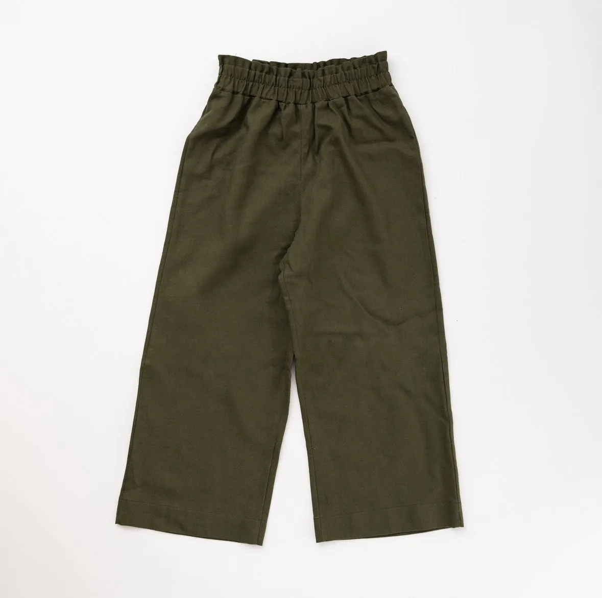 Gaucho Pant, Olive Linen