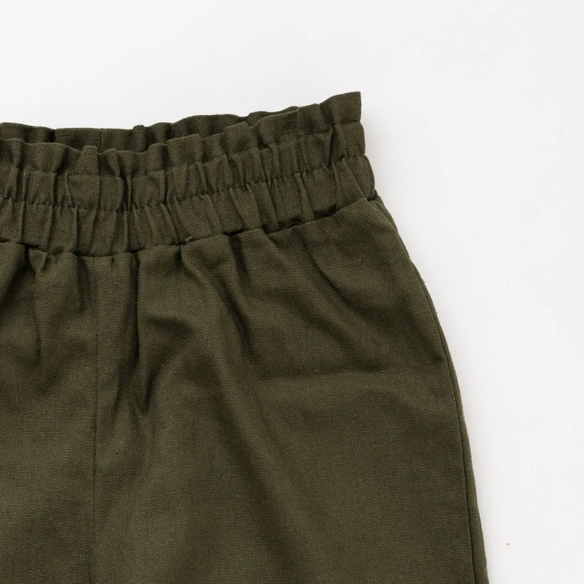 Gaucho Pant, Olive Linen