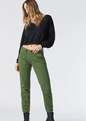 Ivy Slim Cargo Pants | Chive