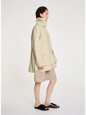 Lis Lareida Gema Waterproof Coat in Ecru