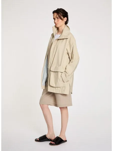 Lis Lareida Gema Waterproof Coat in Ecru
