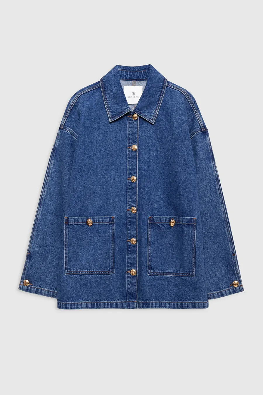 Luca Jacket Clean Indigo Denim