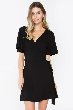Mariam Wrap Mini Dress