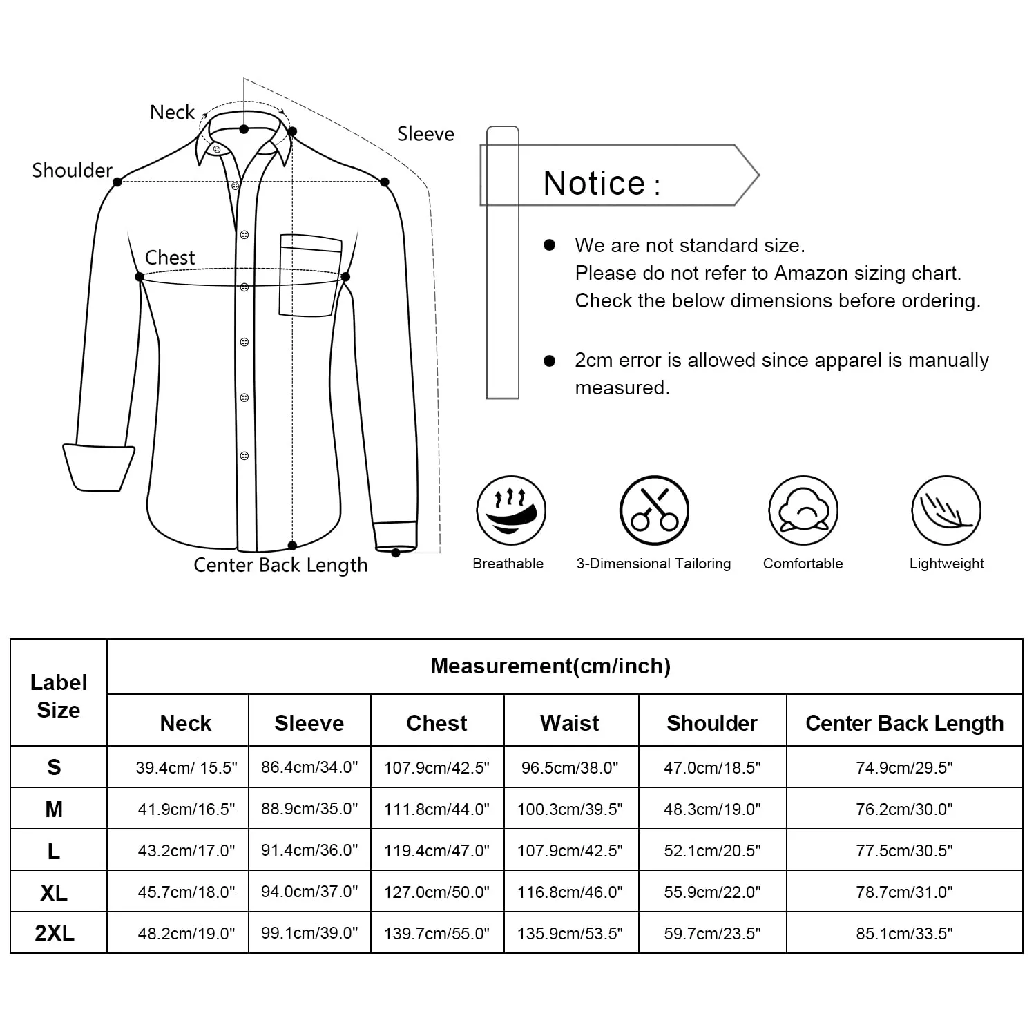 Men's Long Sleeve Dress Shirts Polka Dot Patchwork Button Down Formal Shirts, 116-White Black Dots