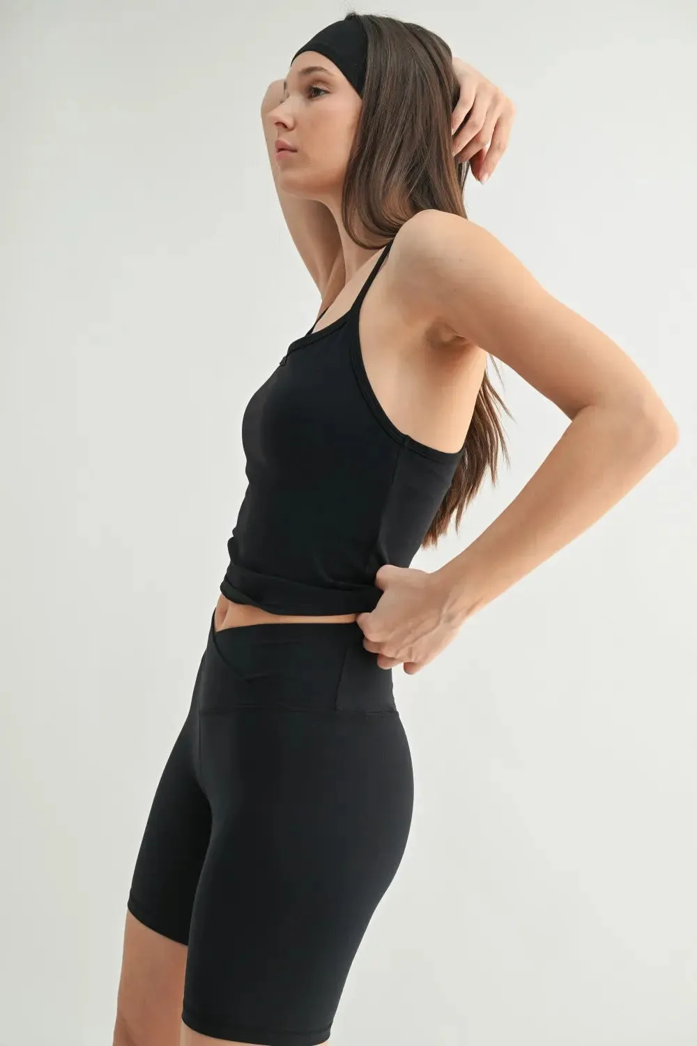 Mono B Spaghetti Strap Active Tank Top – Supportive, Stretchy & Stylish