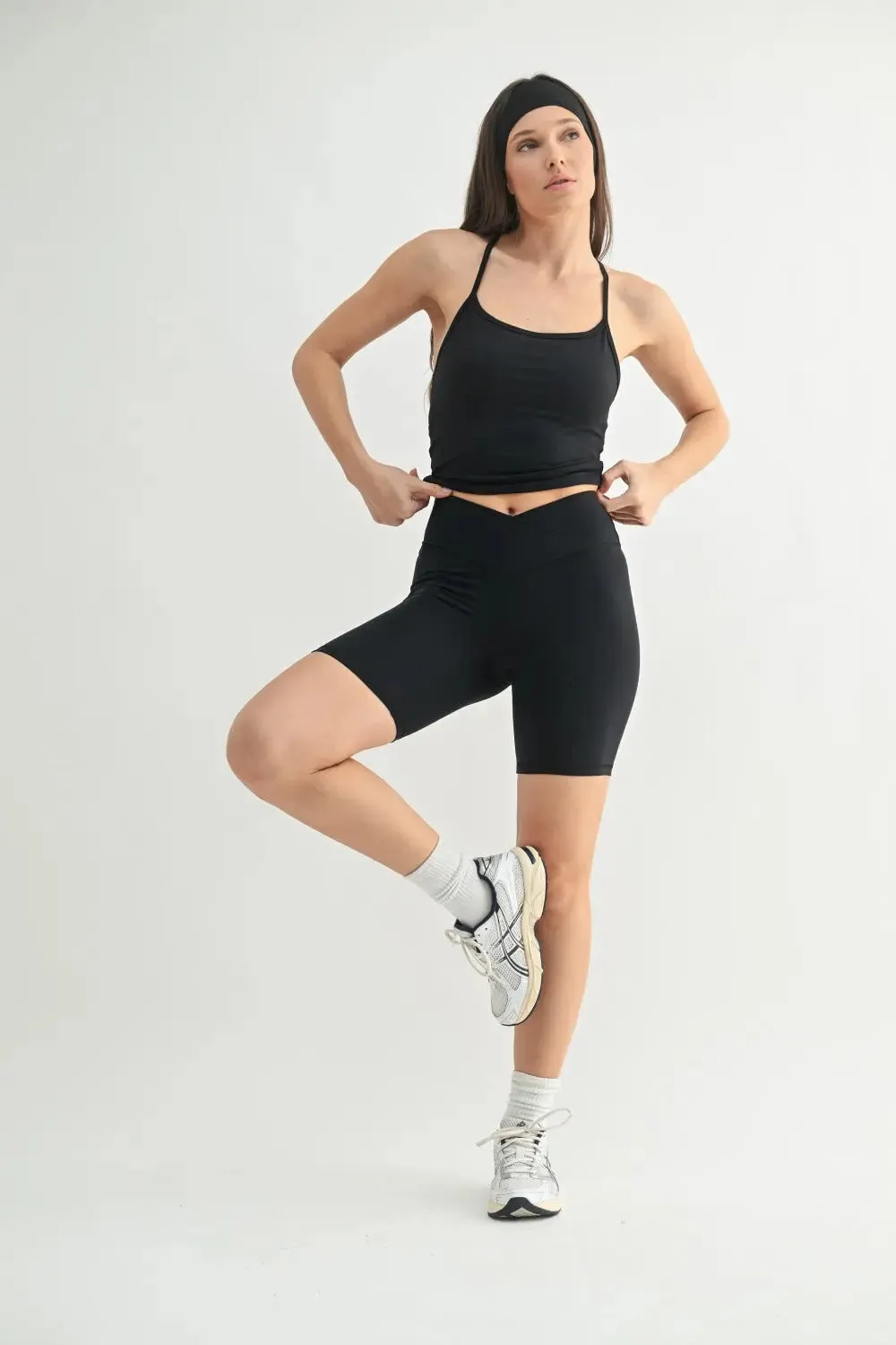 Mono B Spaghetti Strap Active Tank Top – Supportive, Stretchy & Stylish