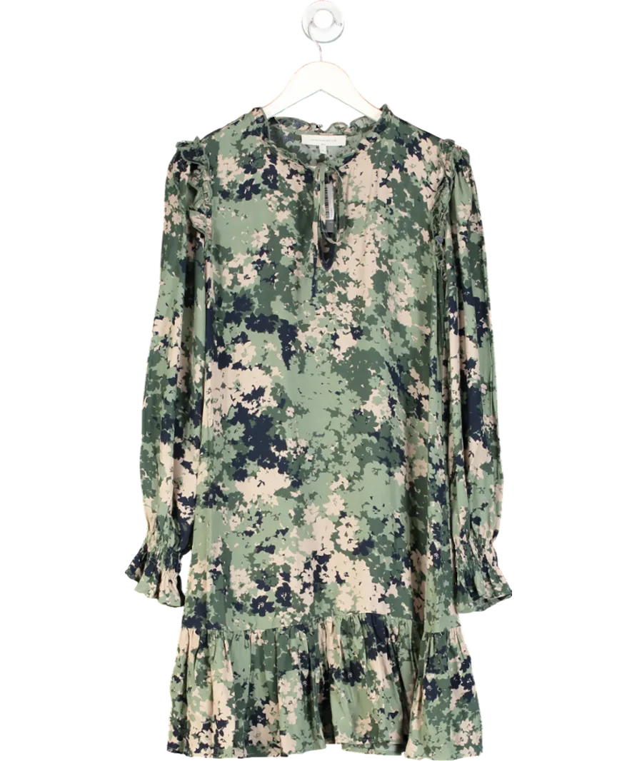 NEXT Savannah Miller Next Boho Mini Dress Green Floral UK 8