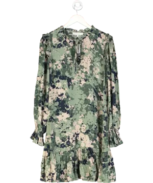 NEXT Savannah Miller Next Boho Mini Dress Green Floral UK 8