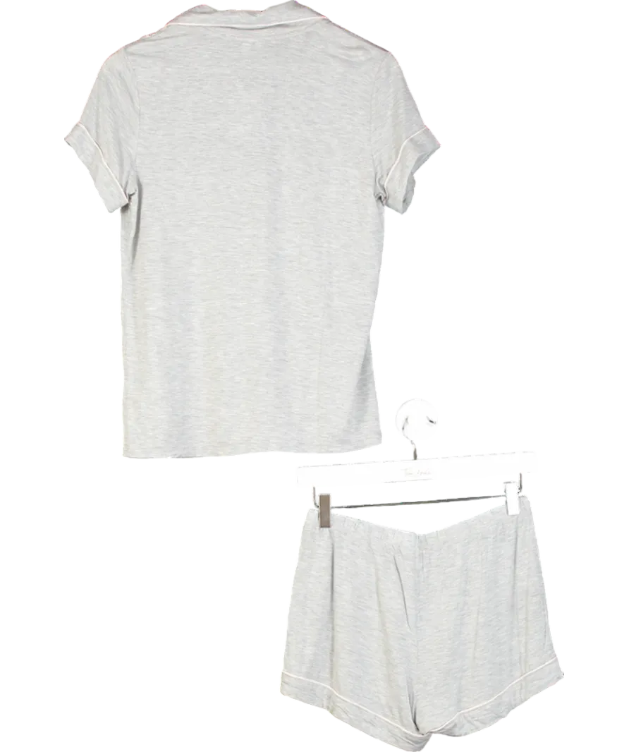 Nordstrom Grey Short Sleeve And Shorts Pyjamas UK XXS