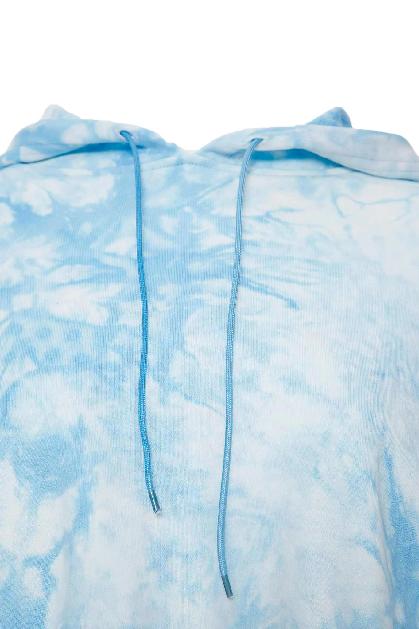 TIE-DYE CROPPED HOODIE