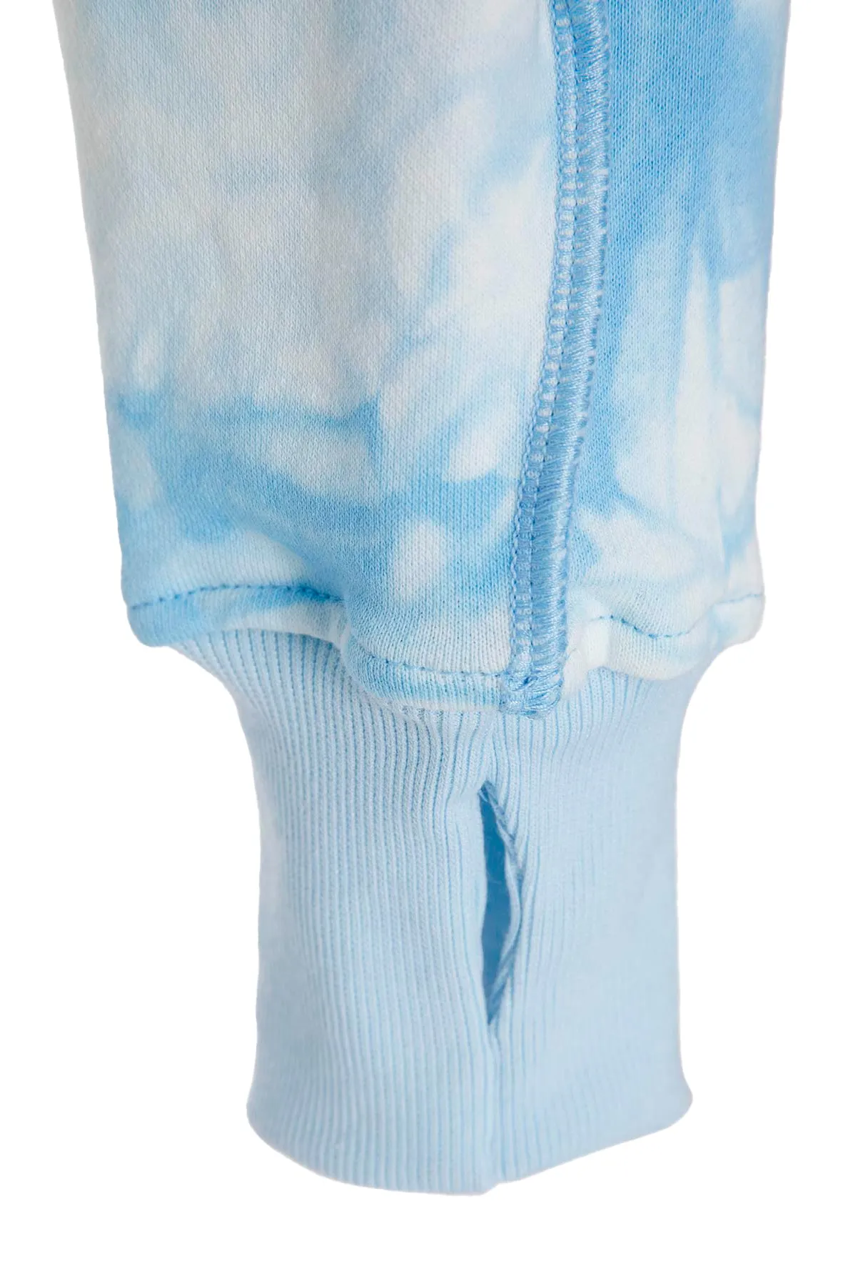 TIE-DYE CROPPED HOODIE