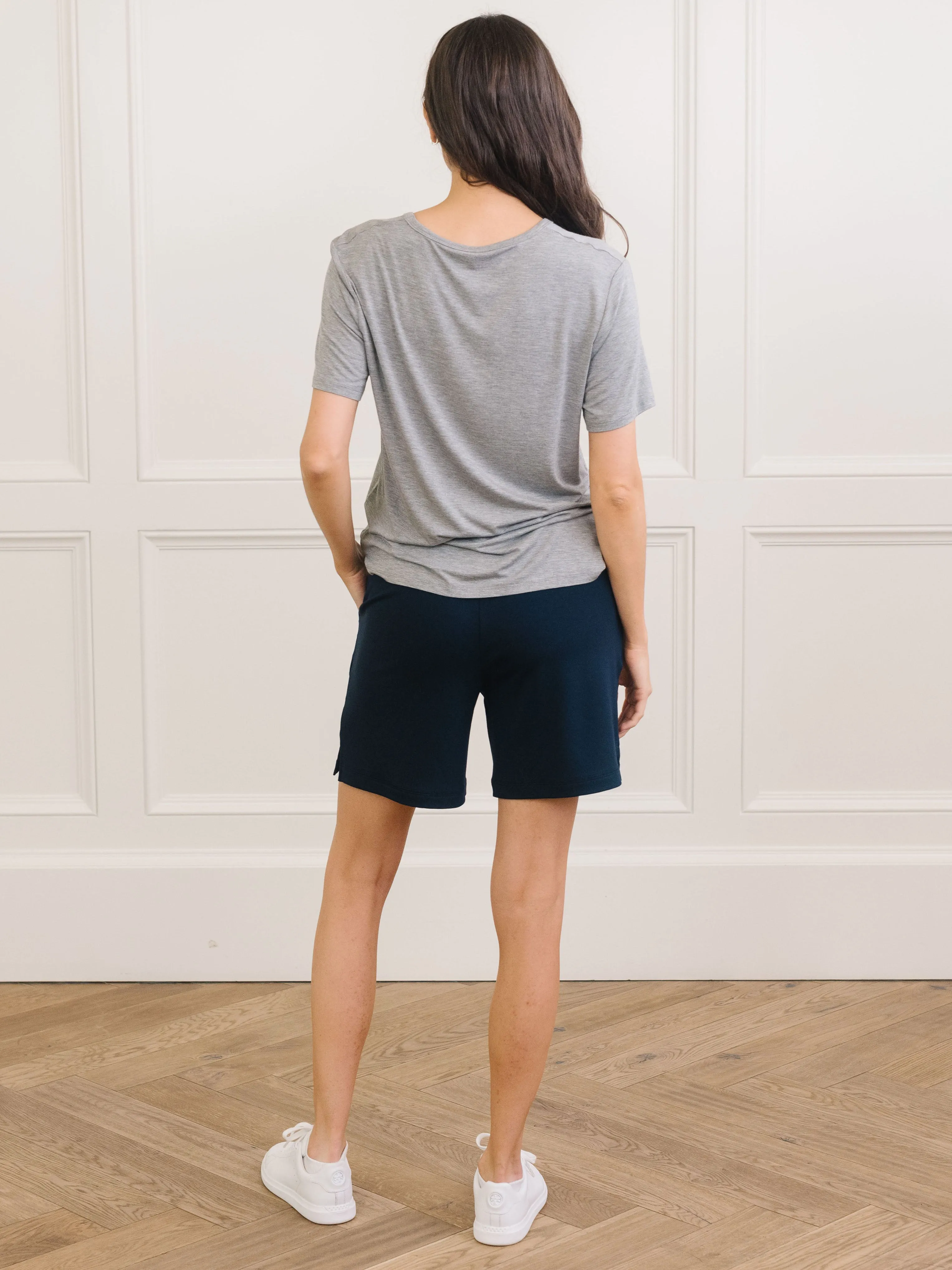Women's Brushed Bamboo Bermuda Shorts